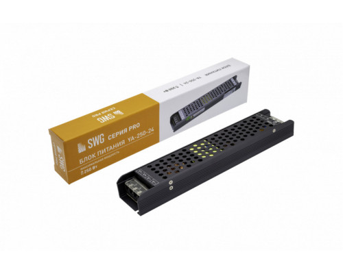 Заказать Блок питания для светодиодной ленты SWG pro YA-250-24| VIVID-LIGHT.RU