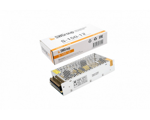 Купить Блок питания для светодиодной ленты SWG S-150-12| VIVID-LIGHT.RU