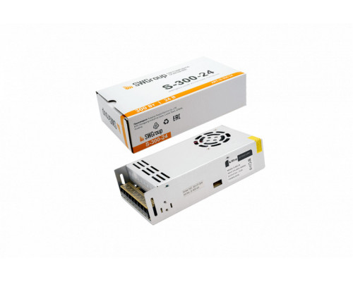 Купить Блок питания для светодиодной ленты SWG S-300-24| VIVID-LIGHT.RU