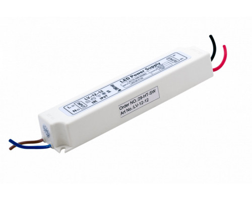 Оформить заказ Блок питания для светодиодной ленты SWG LV-12-12| VIVID-LIGHT.RU