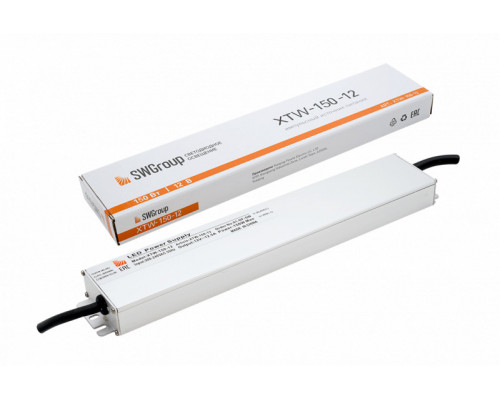 Оформить заказ Блок питания для светодиодной ленты SWG XTW-150-12| VIVID-LIGHT.RU