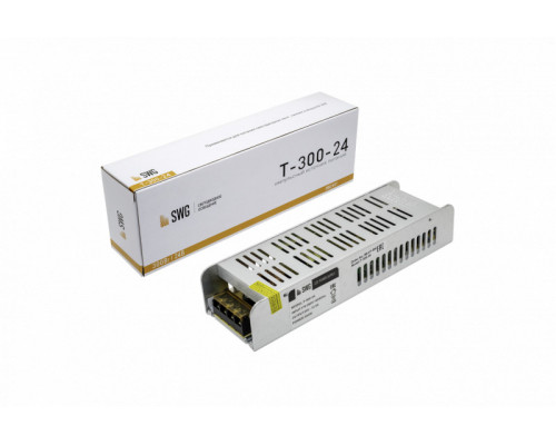 Купить Блок питания для светодиодной ленты SWG T-300-24| VIVID-LIGHT.RU