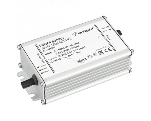 Сделать заказ Блок питания для светодиодной ленты Arlight 028883| VIVID-LIGHT.RU