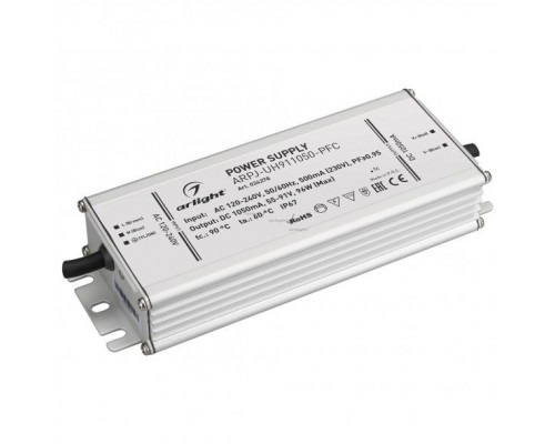 Заказать Блок питания для светодиодной ленты Arlight 024278| VIVID-LIGHT.RU