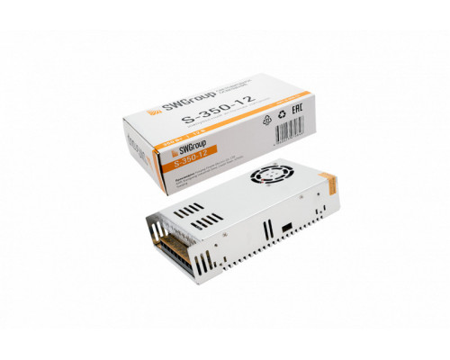 Купить Блок питания для светодиодной ленты SWG S-350-12| VIVID-LIGHT.RU
