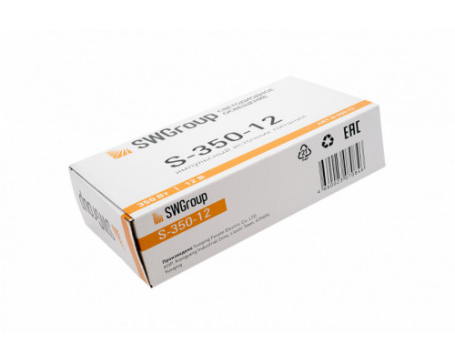 Купить Блок питания для светодиодной ленты SWG S-350-12| VIVID-LIGHT.RU