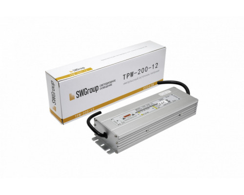 Заказать Блок питания для светодиодной ленты SWG TPW-200-12| VIVID-LIGHT.RU