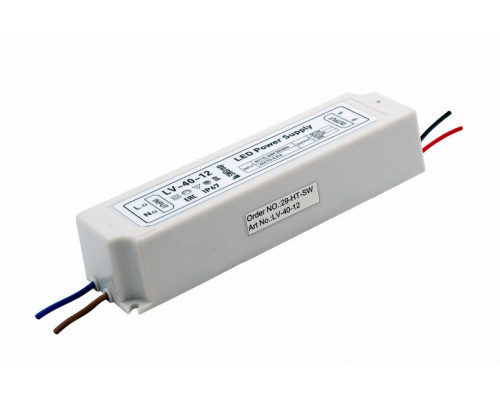 Сделать заказ Блок питания для светодиодной ленты SWG LV-40-12| VIVID-LIGHT.RU