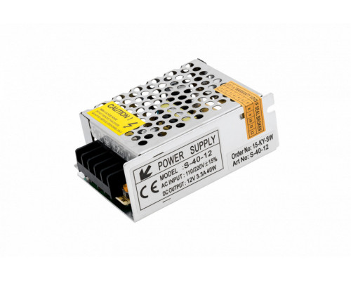 Заказать Блок питания для светодиодной ленты SWG S-40-12| VIVID-LIGHT.RU