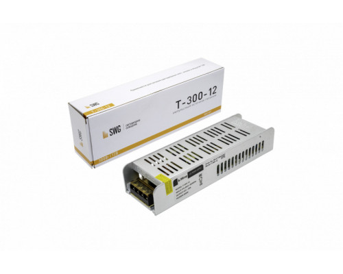 Купить Блок питания для светодиодной ленты SWG T-300-12| VIVID-LIGHT.RU