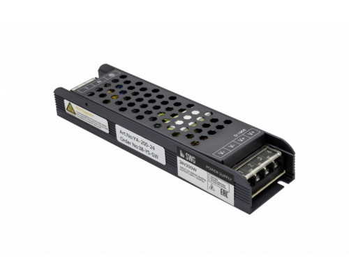 Оформить заказ Блок питания для светодиодной ленты SWG pro YA-200-24| VIVID-LIGHT.RU