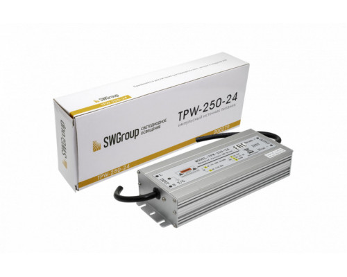 Сделать заказ Блок питания для светодиодной ленты SWG TPW-250-24| VIVID-LIGHT.RU