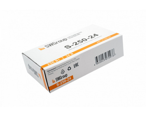 Заказать Блок питания для светодиодной ленты SWG S-250-24| VIVID-LIGHT.RU