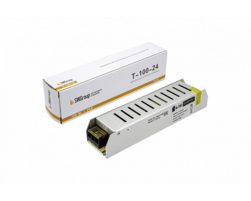 Оформить заказ Блок питания для светодиодной ленты SWG T-100-24| VIVID-LIGHT.RU