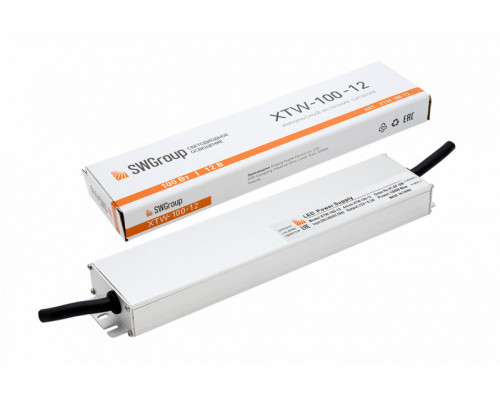 Купить Блок питания для светодиодной ленты SWG XTW-100-12| VIVID-LIGHT.RU