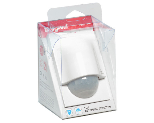 Купить Lighting Management. Датчик движения PIR настенный 140°, блистер| VIVID-LIGHT.RU