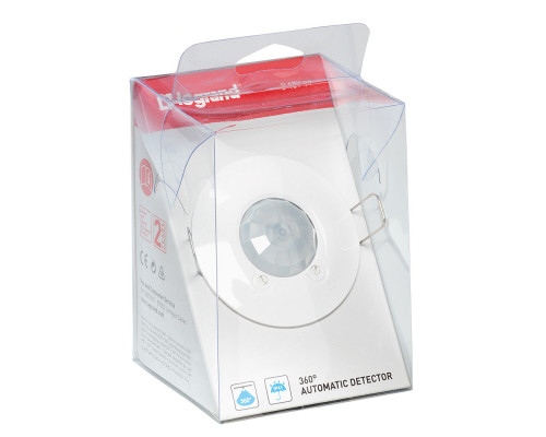 Купить Lighting Management. Датчик движения PIR потолочный 360°, блистер| VIVID-LIGHT.RU
