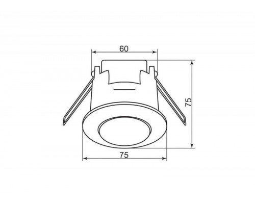 Купить Датчик движения 230V 1200W 6m 360° белый SEN86| VIVID-LIGHT.RU