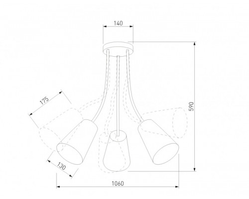 Сделать заказ Детская люстра TK Lighting 2106 Wire Colour| VIVID-LIGHT.RU