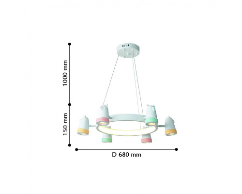 Купить Детская люстра Favourite 2449-6P| VIVID-LIGHT.RU
