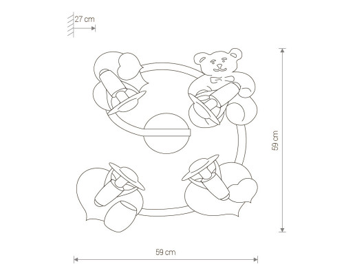 Оформить заказ Детский спот Nowodvorski 3662| VIVID-LIGHT.RU