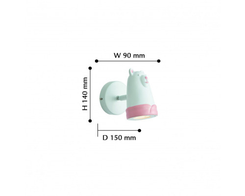 Купить Детский спот Favourite 2449-1W| VIVID-LIGHT.RU