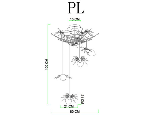 Заказать Детский светильник Divinare 1308/02 PL-8| VIVID-LIGHT.RU