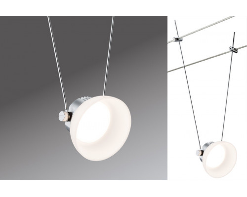 Сделать заказ 94112 Светильник струнный, комплект GlassLED I 4x4W 30VA , хром матовый Paulmann| VIVID-LIGHT.RU