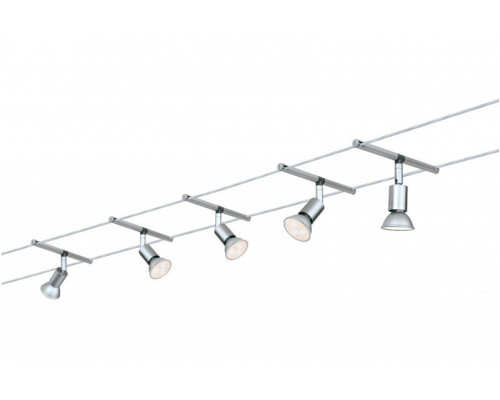 Заказать 94124 Светильник струнный Wire System Spice SaltLED 5x4W GU5,3 Chr Paulmann| VIVID-LIGHT.RU