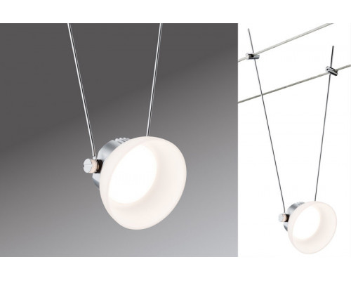 Сделать заказ 94113 Светильник струнный, комплект GlassLED I 6x4W 30VA, хром матовый Paulmann| VIVID-LIGHT.RU