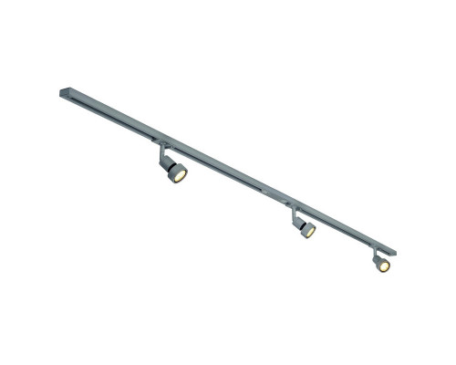 Сделать заказ 1PHASE-TRACK, комплект из 2-х шинопров. 1м, 3-х свет-ков PURI с LED 4.3Вт, аксессуаров, серебристый| VIVID-LIGHT.RU