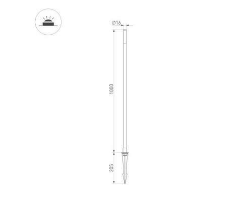 Купить Грунтовый светильник Arlight 034163| VIVID-LIGHT.RU