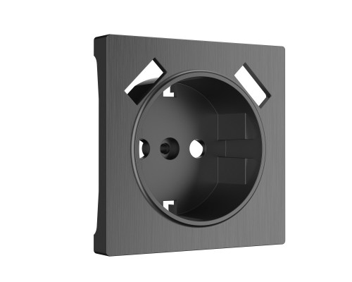 Заказать Клавиша Werkel WL04-USB-CP (графит рифленый)| VIVID-LIGHT.RU