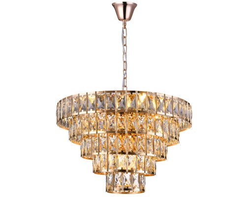 Сделать заказ Потолочная люстра Natali Kovaltseva AMANDA 81428/8C GOLD| VIVID-LIGHT.RU