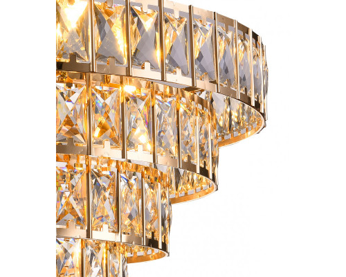 Сделать заказ Потолочная люстра Natali Kovaltseva AMANDA 81428/8C GOLD| VIVID-LIGHT.RU