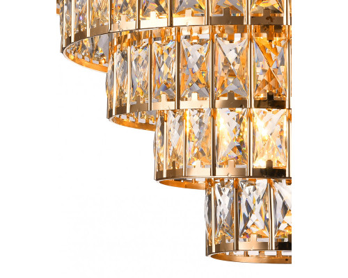 Сделать заказ Потолочная люстра Natali Kovaltseva AMANDA 81428/8C GOLD| VIVID-LIGHT.RU