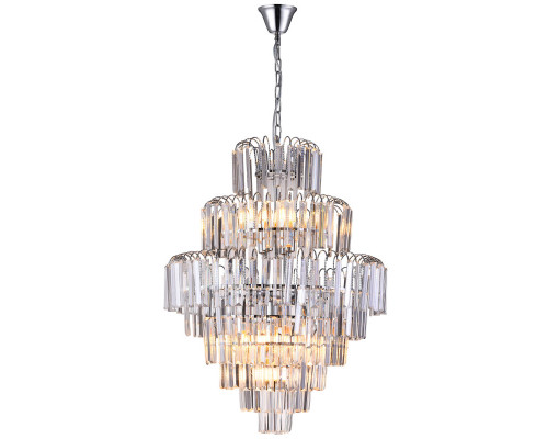 Оформить заказ Потолочная люстра Natali Kovaltseva NIAGARA 81424/12C CHROME| VIVID-LIGHT.RU