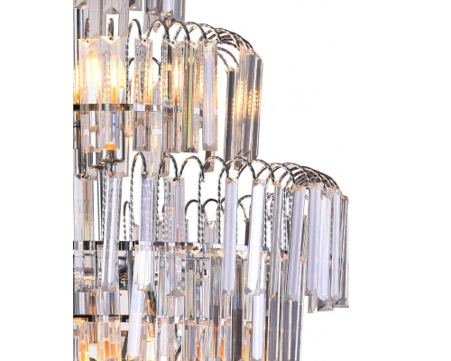 Оформить заказ Потолочная люстра Natali Kovaltseva NIAGARA 81424/12C CHROME| VIVID-LIGHT.RU