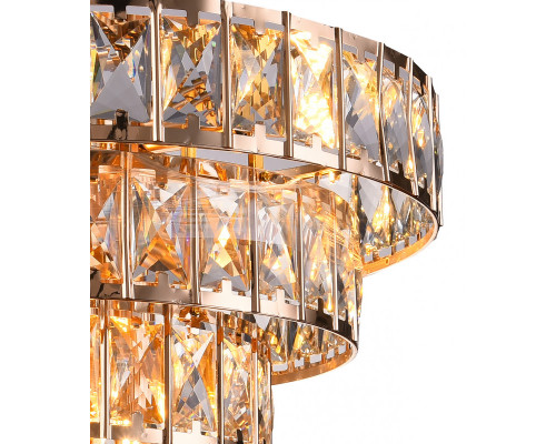 Купить Потолочная люстра Natali Kovaltseva AMANDA 81428/6C GOLD| VIVID-LIGHT.RU