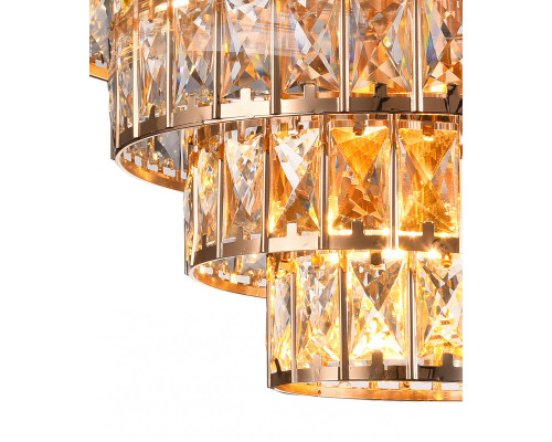 Купить Потолочная люстра Natali Kovaltseva AMANDA 81428/6C GOLD| VIVID-LIGHT.RU