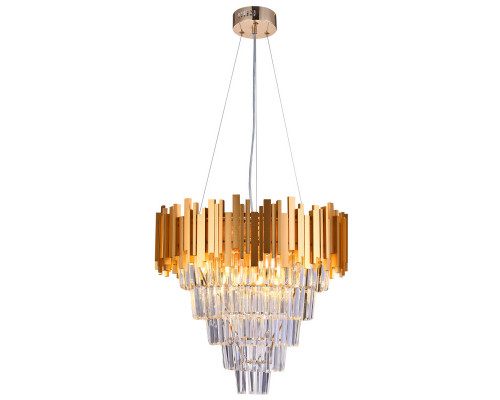 Заказать Потолочная люстра Natali Kovaltseva BELLEZZA 81427/12C GOLD| VIVID-LIGHT.RU