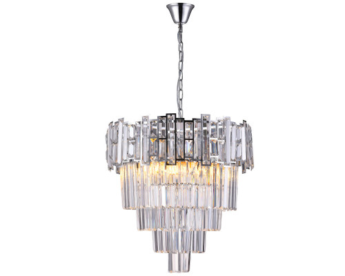 Заказать Потолочная люстра Natali Kovaltseva ROSSANA 81425/8C CHROME| VIVID-LIGHT.RU