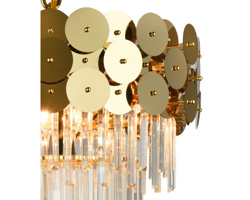 Сделать заказ Потолочная люстра Natali Kovaltseva BEYOND 76015/10C GOLD| VIVID-LIGHT.RU