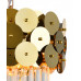Купить Потолочная люстра Natali Kovaltseva BEYOND 76015/5C GOLD| VIVID-LIGHT.RU