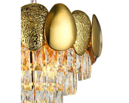 Оформить заказ Потолочная люстра Natali Kovaltseva CHIC 81437/8C GOLD| VIVID-LIGHT.RU