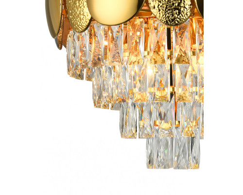 Оформить заказ Потолочная люстра Natali Kovaltseva CHIC 81437/8C GOLD| VIVID-LIGHT.RU