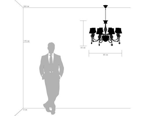 Сделать заказ Люстра на штанге 806080 Lightstar| VIVID-LIGHT.RU