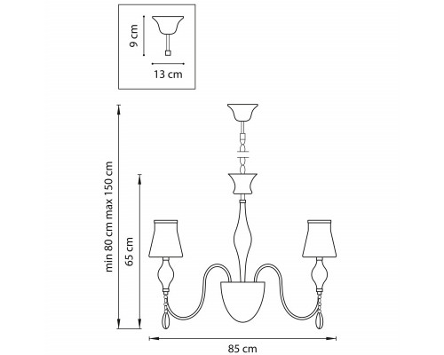 Сделать заказ Люстра на штанге 806080 Lightstar| VIVID-LIGHT.RU