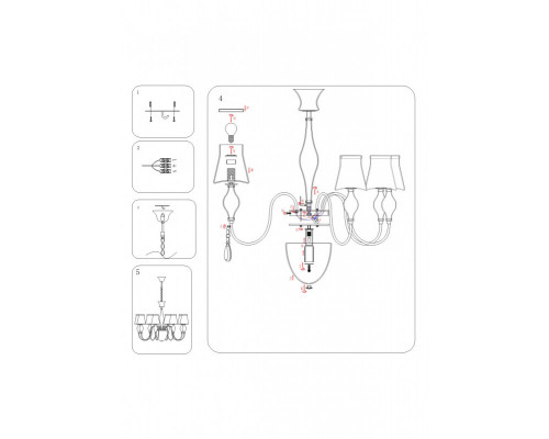 Сделать заказ Люстра на штанге 806080 Lightstar| VIVID-LIGHT.RU