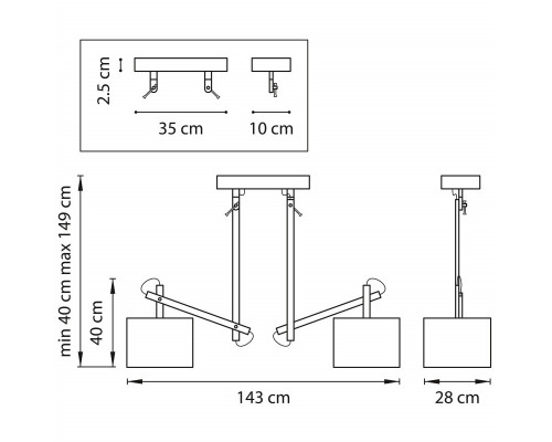 Купить Люстра на штанге Lightstar 766029| VIVID-LIGHT.RU